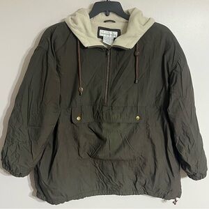 Men's Olive Green Hooded Jacket